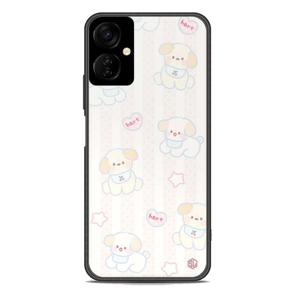 Cute Chic Series Soft Phone Case - Premium Glass Case - Design 5 - Tecno Spark 9T