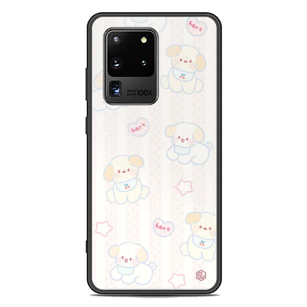 Cute Chic Series Soft Phone Case - Premium Glass Case - Design 5 - Samsung Galaxy S20 Ultra
