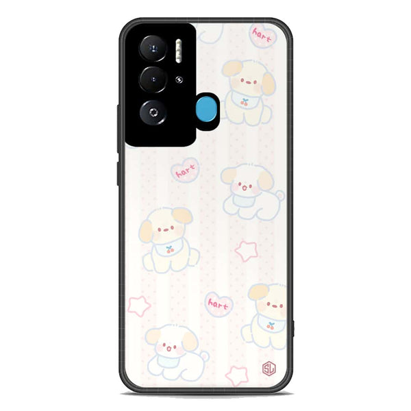 Cute Chic Series Soft Phone Case - Premium Glass Case - Design 5 - Tecno Pova Neo