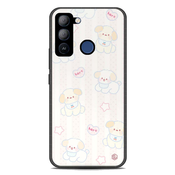 Cute Chic Series Soft Phone Case - Premium Glass Case - Design 5 - Tecno Pop 5 LTE