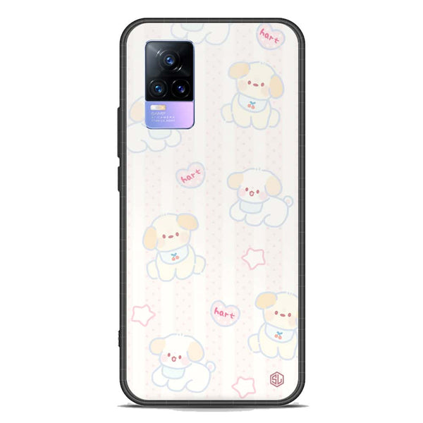 Cute Chic Series Soft Phone Case - Premium Glass Case - Design 5 - Vivo Y73
