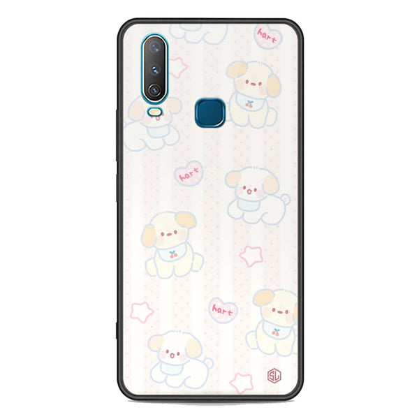 Cute Chic Series Soft Phone Case - Premium Glass Case - Design 5 - Vivo Y17