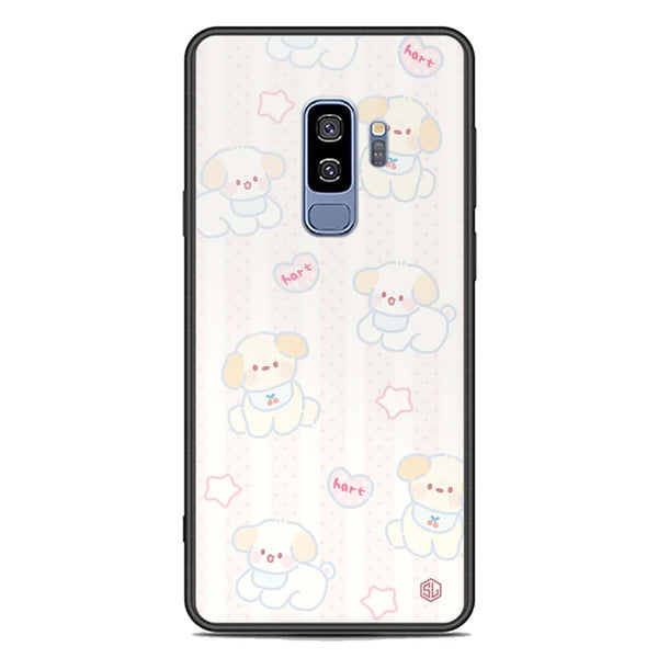 Cute Chic Series Soft Phone Case - Premium Glass Case - Design 5 - Samsung Galaxy S9 Plus