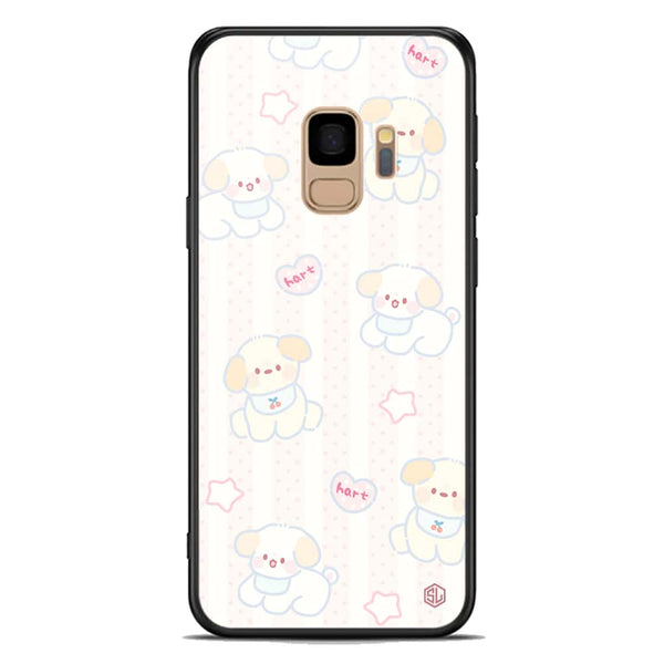 Cute Chic Series Soft Phone Case - Premium Glass Case - Design 5 - Samsung Galaxy S9