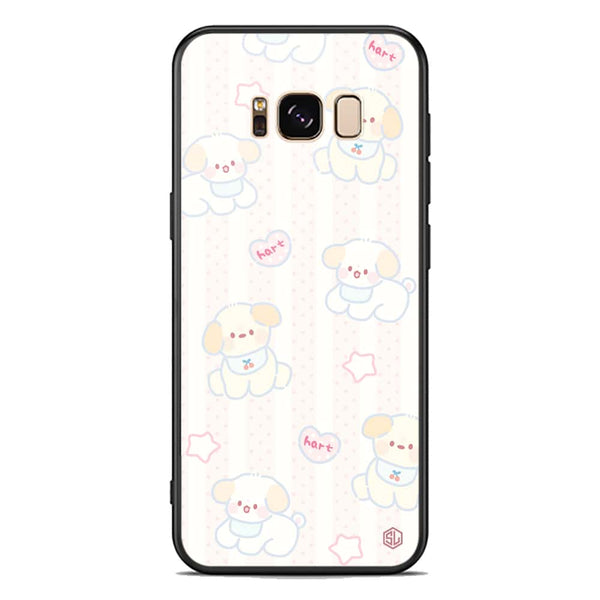 Cute Chic Series Soft Phone Case - Premium Glass Case - Design 5 - Samsung Galaxy S8