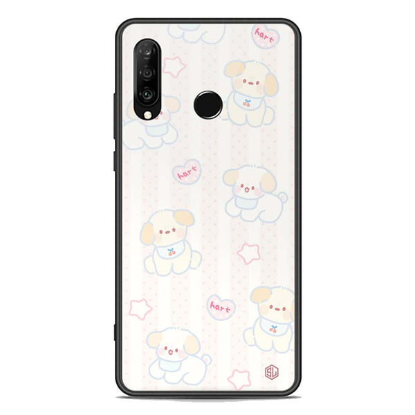Cute Chic Series Soft Phone Case - Premium Glass Case - Design 5 - Huawei Nova 4e