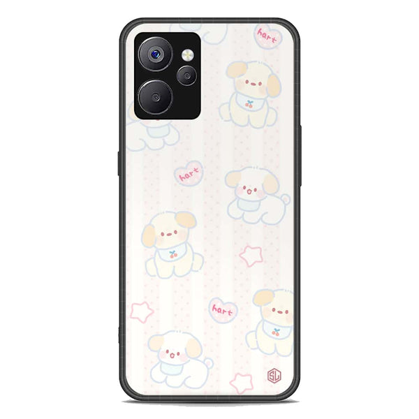 Cute Chic Series Soft Phone Case - Premium Glass Case - Design 5 - Realme 9i 5G