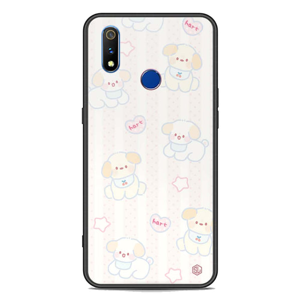 Cute Chic Series Soft Phone Case - Premium Glass Case - Design 5 - Realme 3i