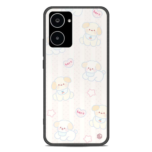 Cute Chic Series Soft Phone Case - Premium Glass Case - Design 5 - Realme 10 4G