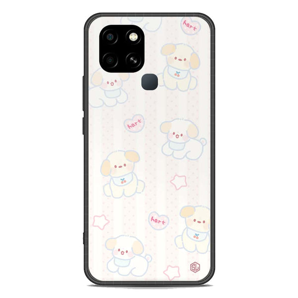 Cute Chic Series Soft Phone Case - Premium Glass Case - Design 5 - Infinix Smart 6