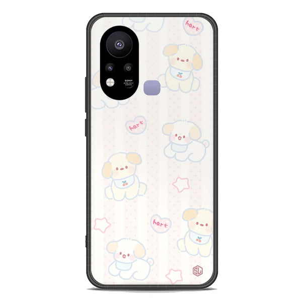 Cute Chic Series Soft Phone Case - Premium Glass Case - Design 5 - Infinix Hot 11s