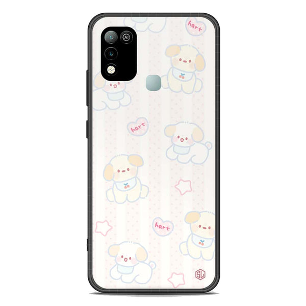 Cute Chic Series Soft Phone Case - Premium Glass Case - Design 5 - Infinix Hot 10 Play