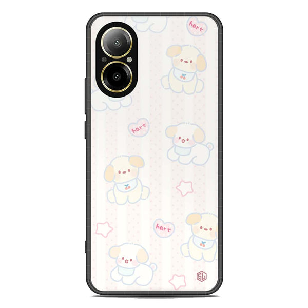 Cute Chic Series Soft Phone Case - Premium Glass Case - Design 5 - Realme C67 4G
