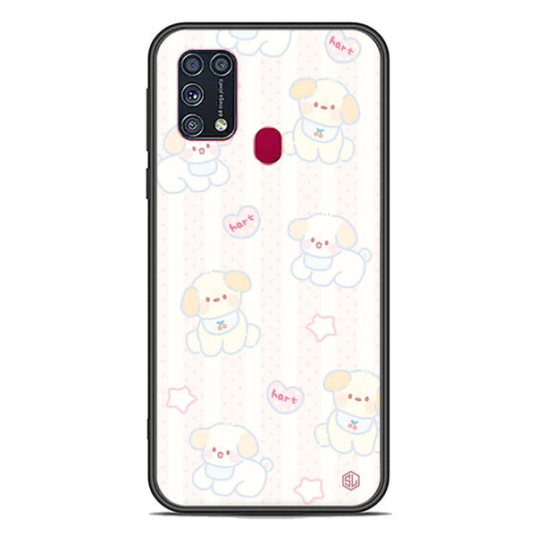 Cute Chic Series Soft Phone Case - Premium Glass Case - Design 5 - Samsung Galaxy M31