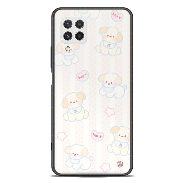 Cute Chic Series Soft Phone Case - Premium Glass Case - Design 5 - Samsung Galaxy M22
