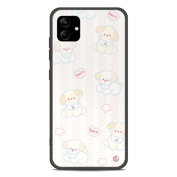 Cute Chic Series Soft Phone Case - Premium Glass Case - Design 5 - Samsung Galaxy M04 4G