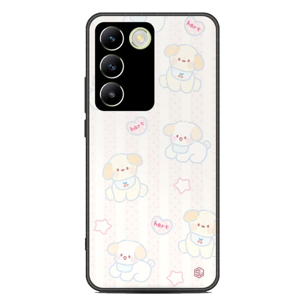 Cute Chic Series Soft Phone Case - Premium Glass Case - Design 5 - Vivo Y100 4G