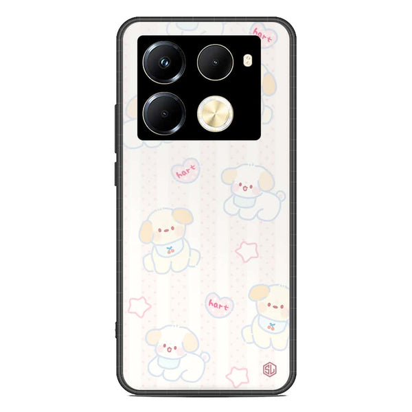 Cute Chic Series Soft Phone Case - Premium Glass Case - Design 5 - Infinix Note 40 Pro