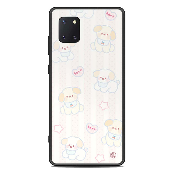 Cute Chic Series Soft Phone Case - Premium Glass Case - Design 5 - Samsung Galaxy A81