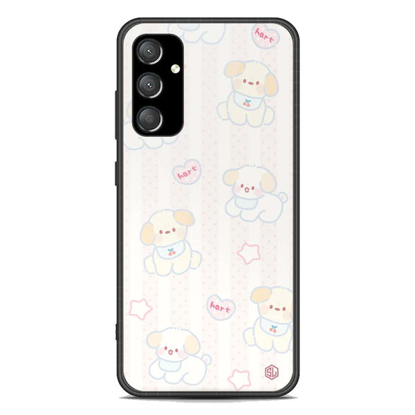 Cute Chic Series Soft Phone Case - Premium Glass Case - Design 5 - Samsung Galaxy A34 5G