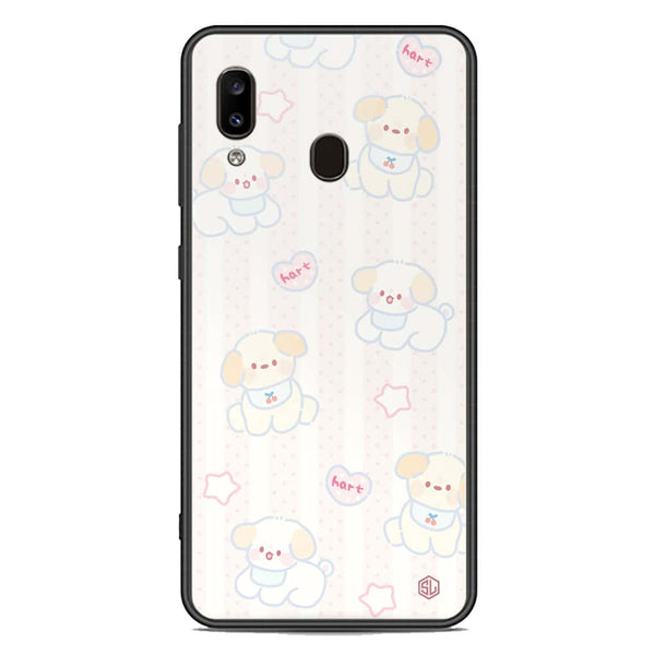 Cute Chic Series Soft Phone Case - Premium Glass Case - Design 5 - Samsung Galaxy A30