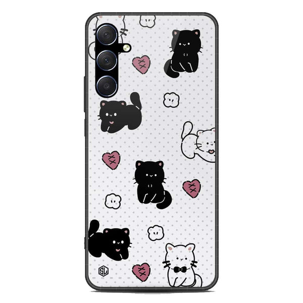 Cute Chic Series Soft Phone Case - Premium Glass Case - Design 6 - Samsung Galaxy M54