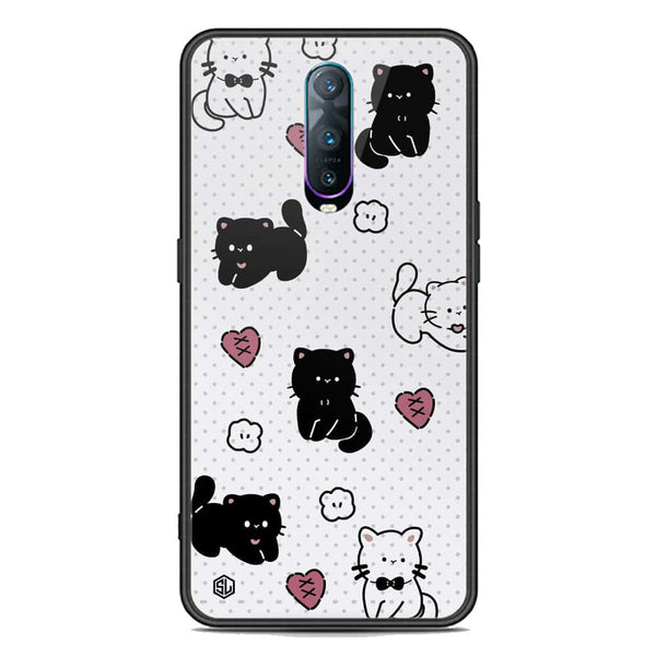 Cute Chic Series Soft Phone Case - Premium Glass Case - Design 6 - Oppo R17 Pro