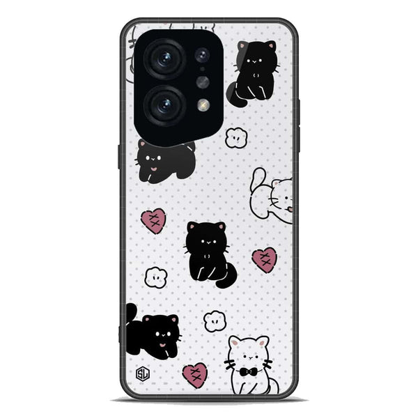 Cute Chic Series Soft Phone Case - Premium Glass Case - Design 6 - Oppo Find X5