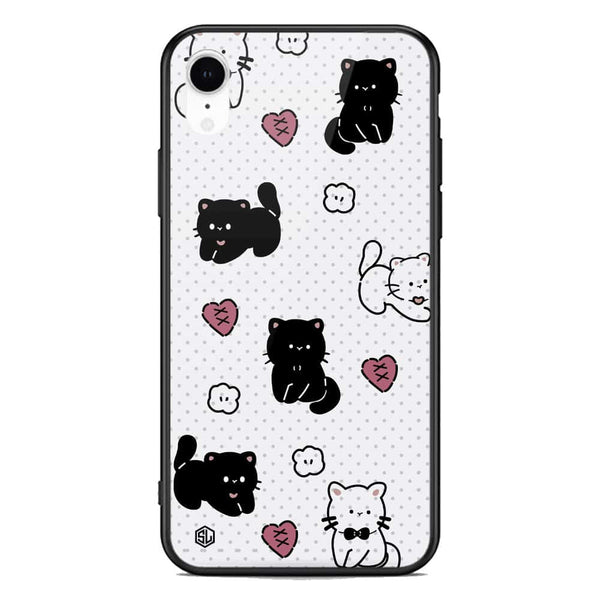 Cute Chic Series Soft Phone Case - Premium Glass Case - Design 6 - iPhone XR