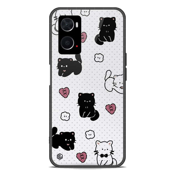 Cute Chic Series Soft Phone Case - Premium Glass Case - Design 6 - Oppo A76