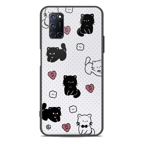 Cute Chic Series Soft Phone Case - Premium Glass Case - Design 6 - Oppo A72
