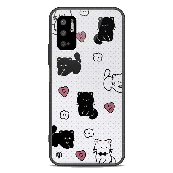 Cute Chic Series Soft Phone Case - Premium Glass Case - Design 6 - Xiaomi Redmi Note 10 5G