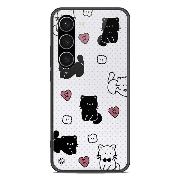 Cute Chic Series Soft Phone Case - Premium Glass Case - Design 6 - Samsung Galaxy S23 Plus 5G