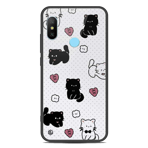 Cute Chic Series Soft Phone Case - Premium Glass Case - Design 6 - Xiaomi Redmi Note 6 Pro