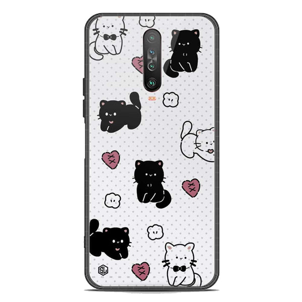 Cute Chic Series Soft Phone Case - Premium Glass Case - Design 6 - Xiaomi Redmi K30