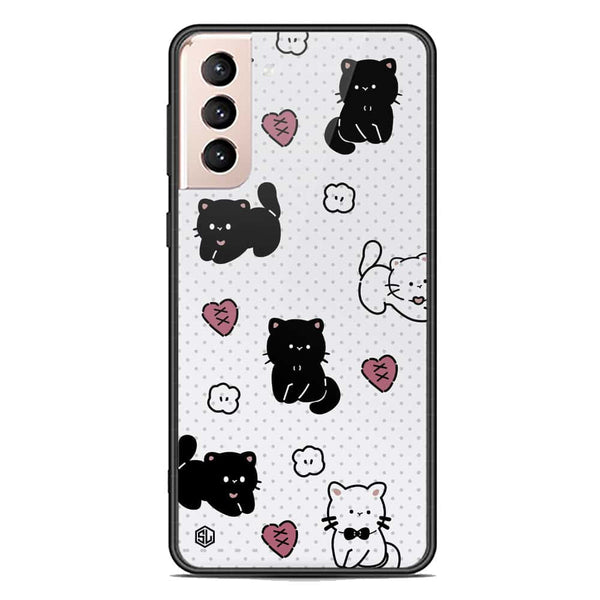 Cute Chic Series Soft Phone Case - Premium Glass Case - Design 6 - Samsung Galaxy S22 5G