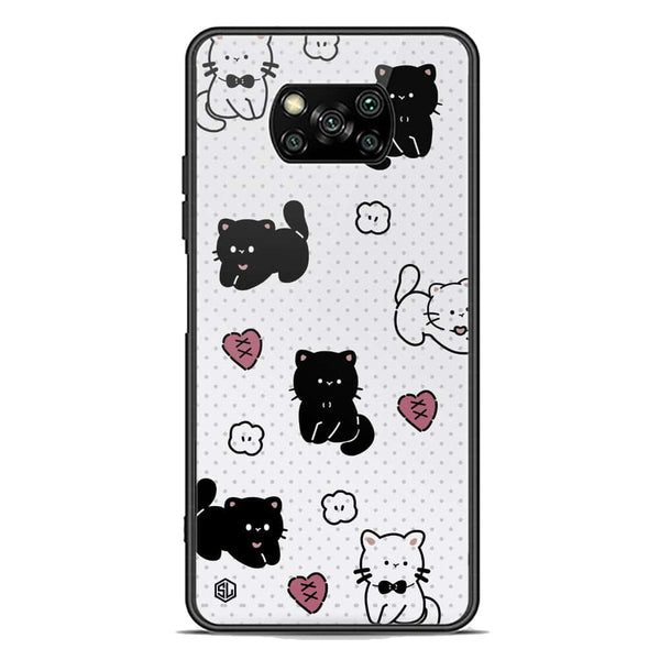 Cute Chic Series Soft Phone Case - Premium Glass Case - Design 6 - Xiaomi Poco X3