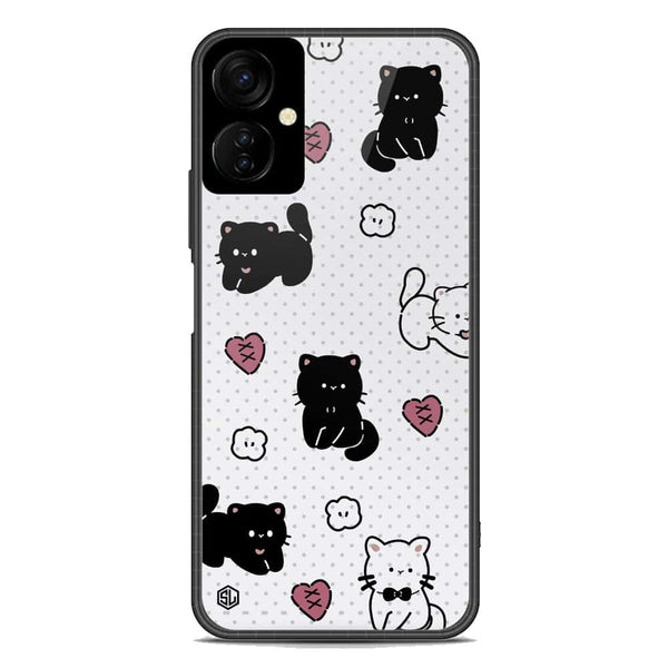Cute Chic Series Soft Phone Case - Premium Glass Case - Design 6 - Tecno Camon 19 Neo