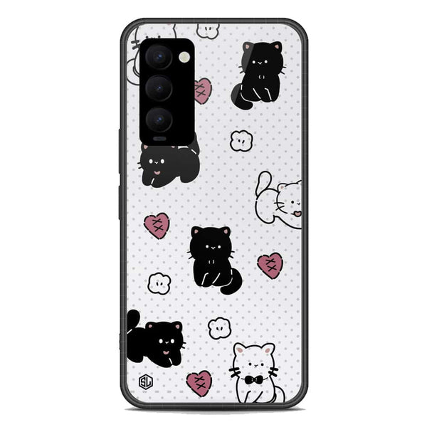 Cute Chic Series Soft Phone Case - Premium Glass Case - Design 6 - Tecno Camon 18T
