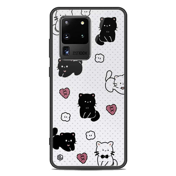 Cute Chic Series Soft Phone Case - Premium Glass Case - Design 6 - Samsung Galaxy S20 Ultra