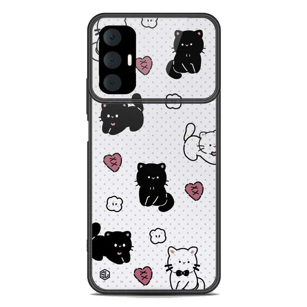 Cute Chic Series Soft Phone Case - Premium Glass Case - Design 6 - Tecno Spark 8 Pro