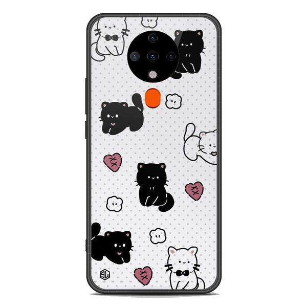 Cute Chic Series Soft Phone Case - Premium Glass Case - Design 6 - Tecno Spark 6