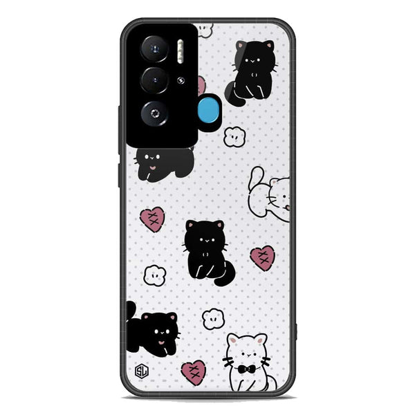 Cute Chic Series Soft Phone Case - Premium Glass Case - Design 6 - Tecno Pova Neo
