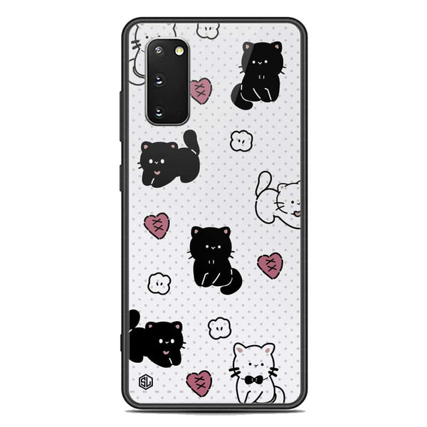 Cute Chic Series Soft Phone Case - Premium Glass Case - Design 6 - Samsung Galaxy S20 Plus