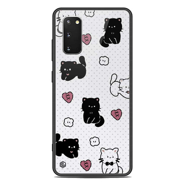Cute Chic Series Soft Phone Case - Premium Glass Case - Design 6 - Samsung Galaxy S20