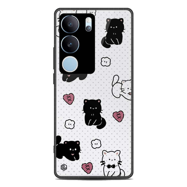 Cute Chic Series Soft Phone Case - Premium Glass Case - Design 6 - Vivo V29