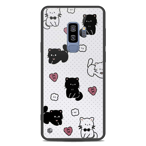 Cute Chic Series Soft Phone Case - Premium Glass Case - Design 6 - Samsung Galaxy S9 Plus