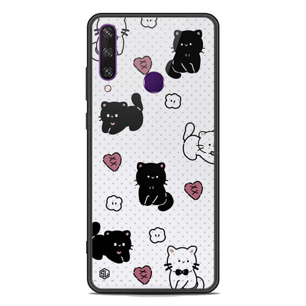 Cute Chic Series Soft Phone Case - Premium Glass Case - Design 6 - Huawei Y6p