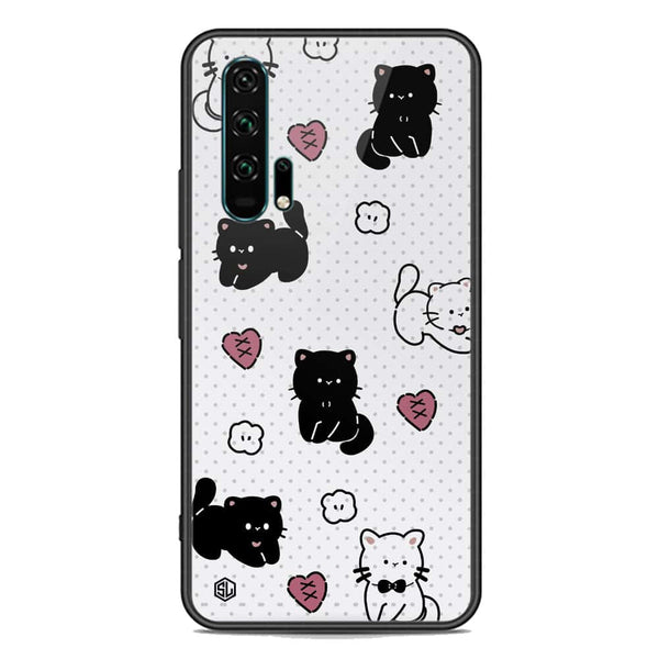 Cute Chic Series Soft Phone Case - Premium Glass Case - Design 6 - Honor 20