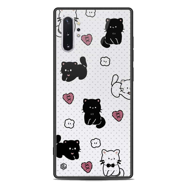 Cute Chic Series Soft Phone Case - Premium Glass Case - Design 6 - Samsung Galaxy Note 10 Plus